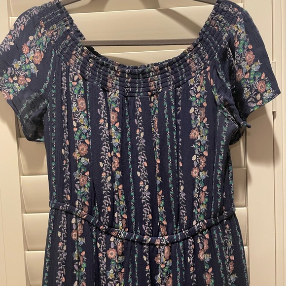 Old Navy Off The Shoulder midi length Printed Dress - Picture 4 of 8
